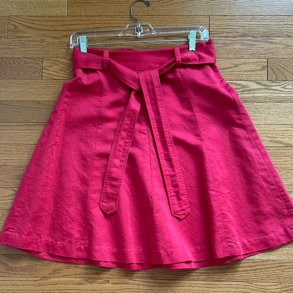 J. Crew Vibrant Pink A-Line Skirt